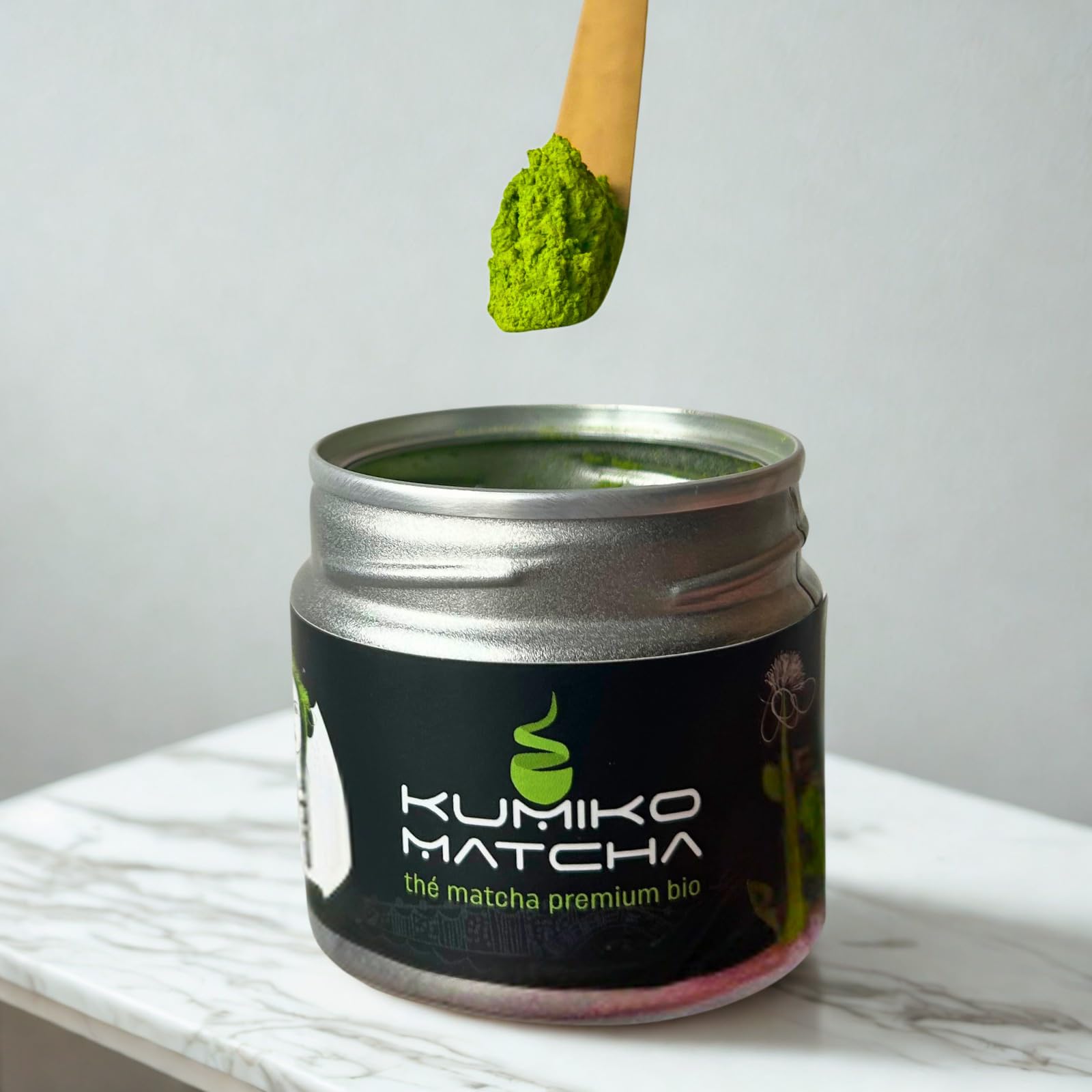 Thé Matcha Premium du Japon 30g Kumiko - Certifié Bio - Qualité de Cérémonie
