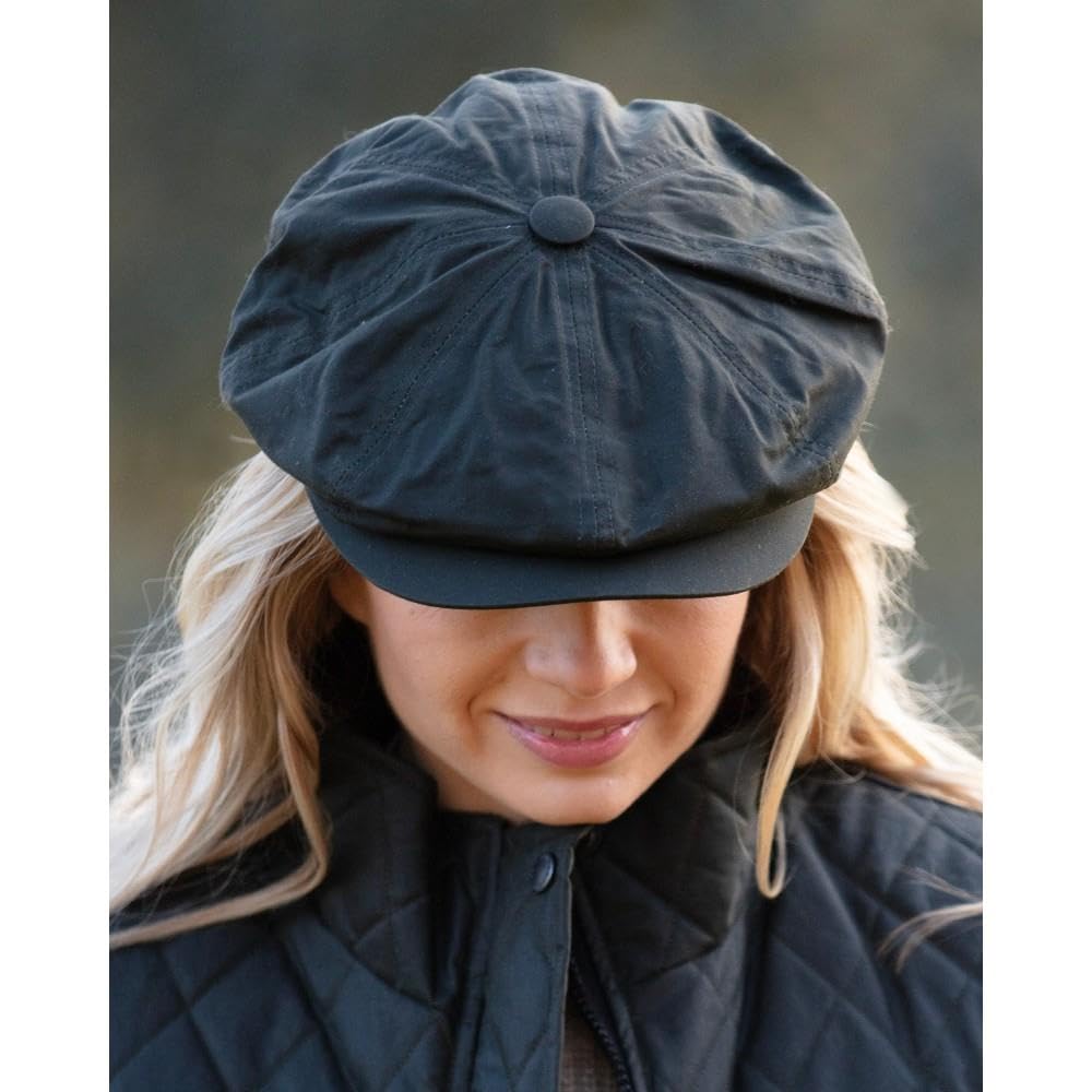 WALKER AND HAWKES - Cappello Danesford Baker Boy a 8 Pannelli in Cera