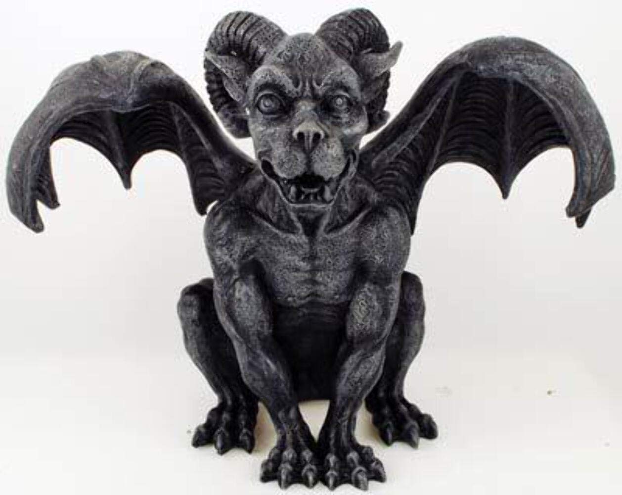 Pacific Giftware Ram Horned Gargoyle Statue Cold Cast Resin - Figura Decorativa
