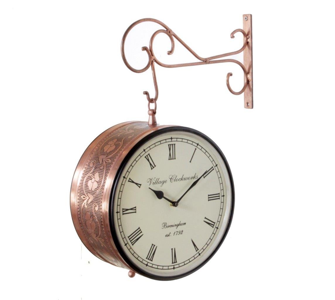 Universal Art Traditional 6 Inch Station Clock with Multi Colour Finish