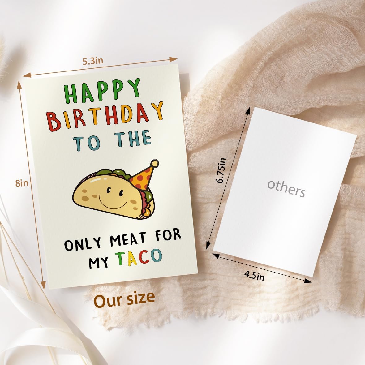 Funny Birthday Gifts for Men, Happy Birthday Card for Husband Boyfriend, Best Birthday Decorations for Him - Image 2
