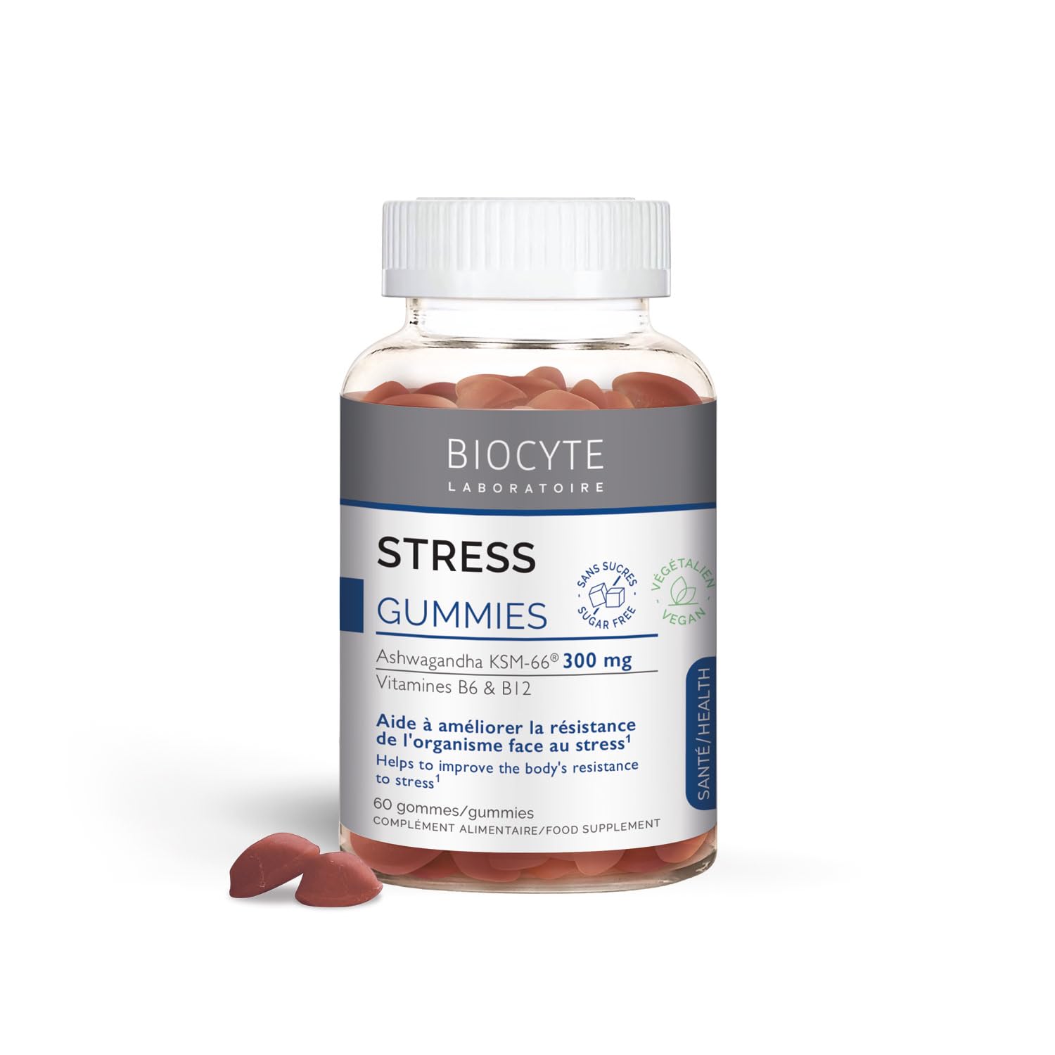 Biocyte Stress Gummies 60 Capsules