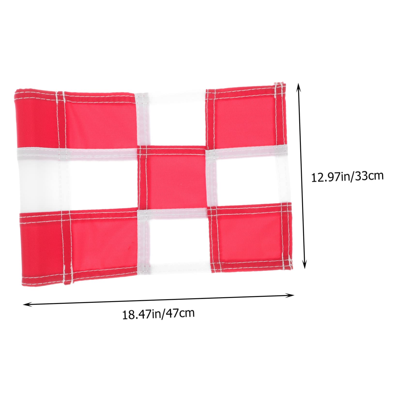 EXAOMBLE Golfing Flags Checkered Golf Course Flag for Putting Practice Lightweight Putting Accuracy for Use Design