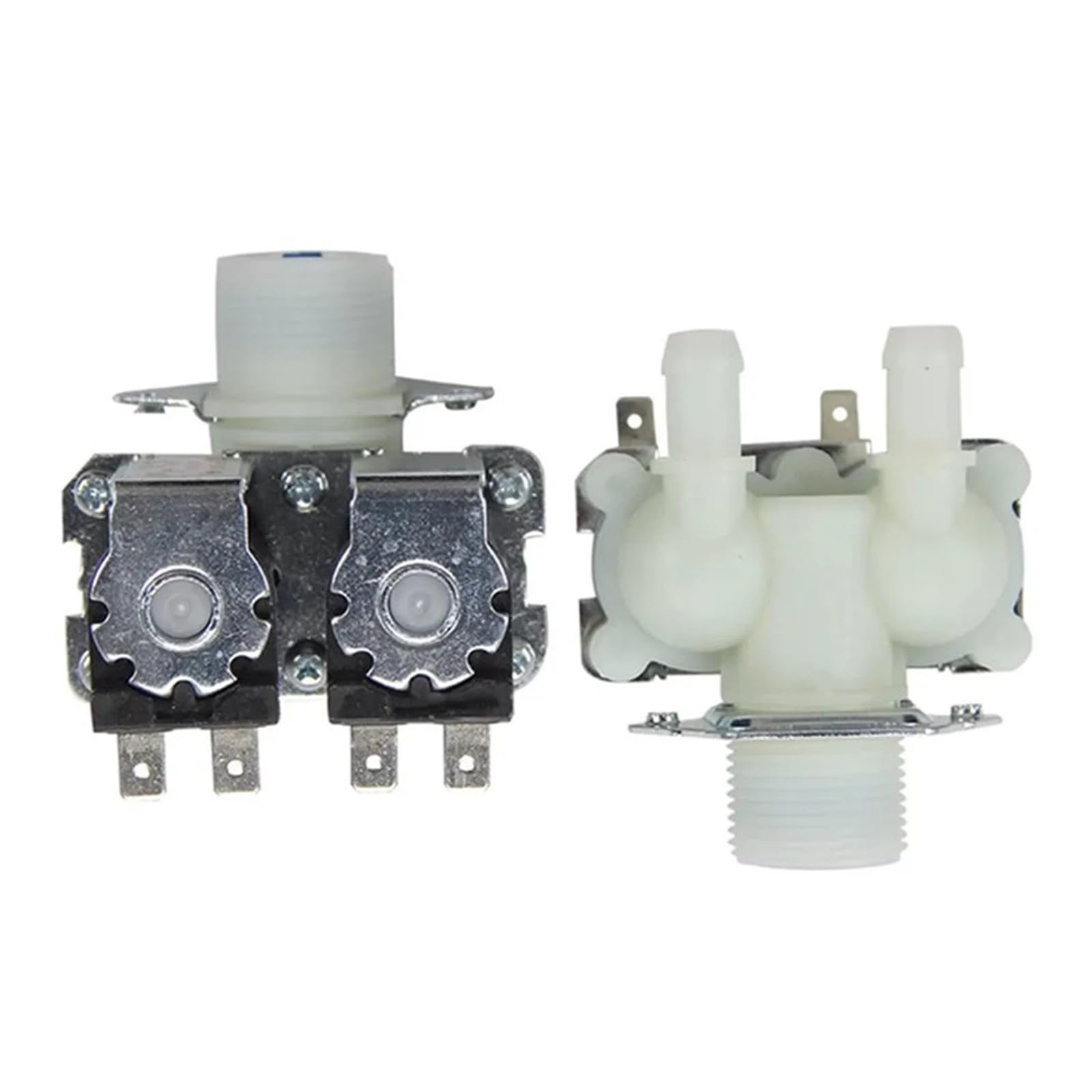 EEZII Compatible For LG，Washing Machine Valve FPS-180A 1 In 2 Out Solenoid Water Inlet Valve Double Nozzle Head Valve