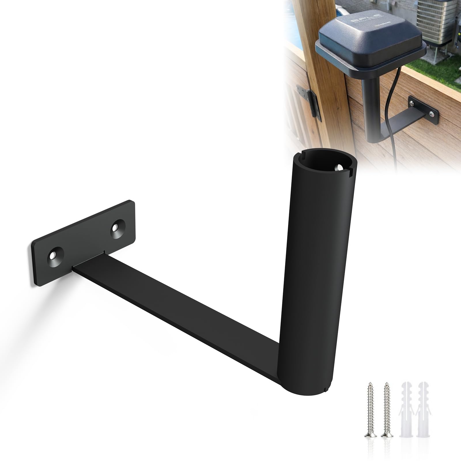 Wandhalterung kompatibel mit Segway Navimow GPS, 90° Edelstähle Winkelhalterung für Navimow i105E & i108E – Verbessertes Sichtfeld der Antenne – Wetterfest & Rostfrei