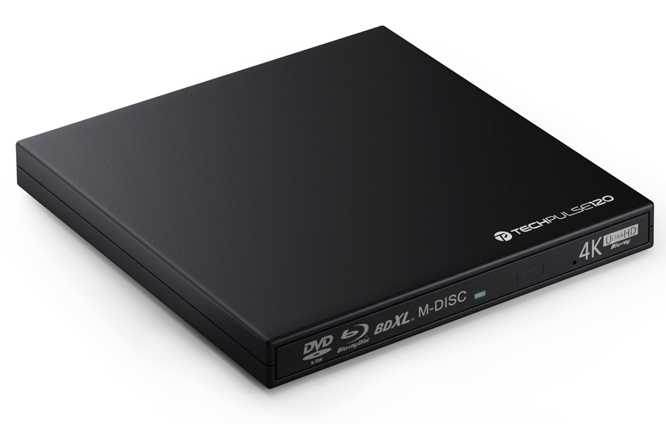 techPulse120 UHD Portable USB 3.0 Disque de Type C 4 K 3D M BDXL Graveur Blu-Ray Burner Super Drive Blueray CD-ROM BD DVD CD Ult