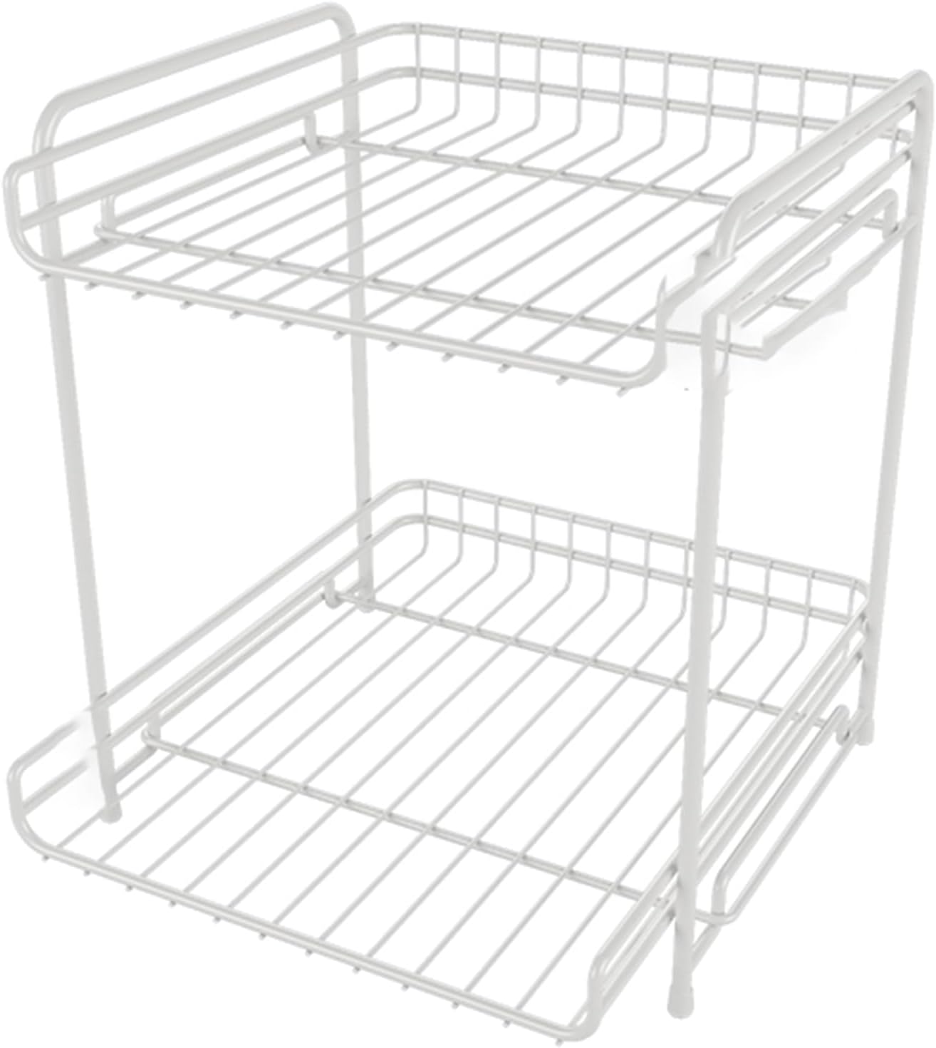 Under Sink Organiser,Sliding Kitchen Storage Rack,With Sliding Basket Drawers,Simple And Stylish,Suitable For Under The Sink,On The Kitchen Countertop,Bathroom Storage