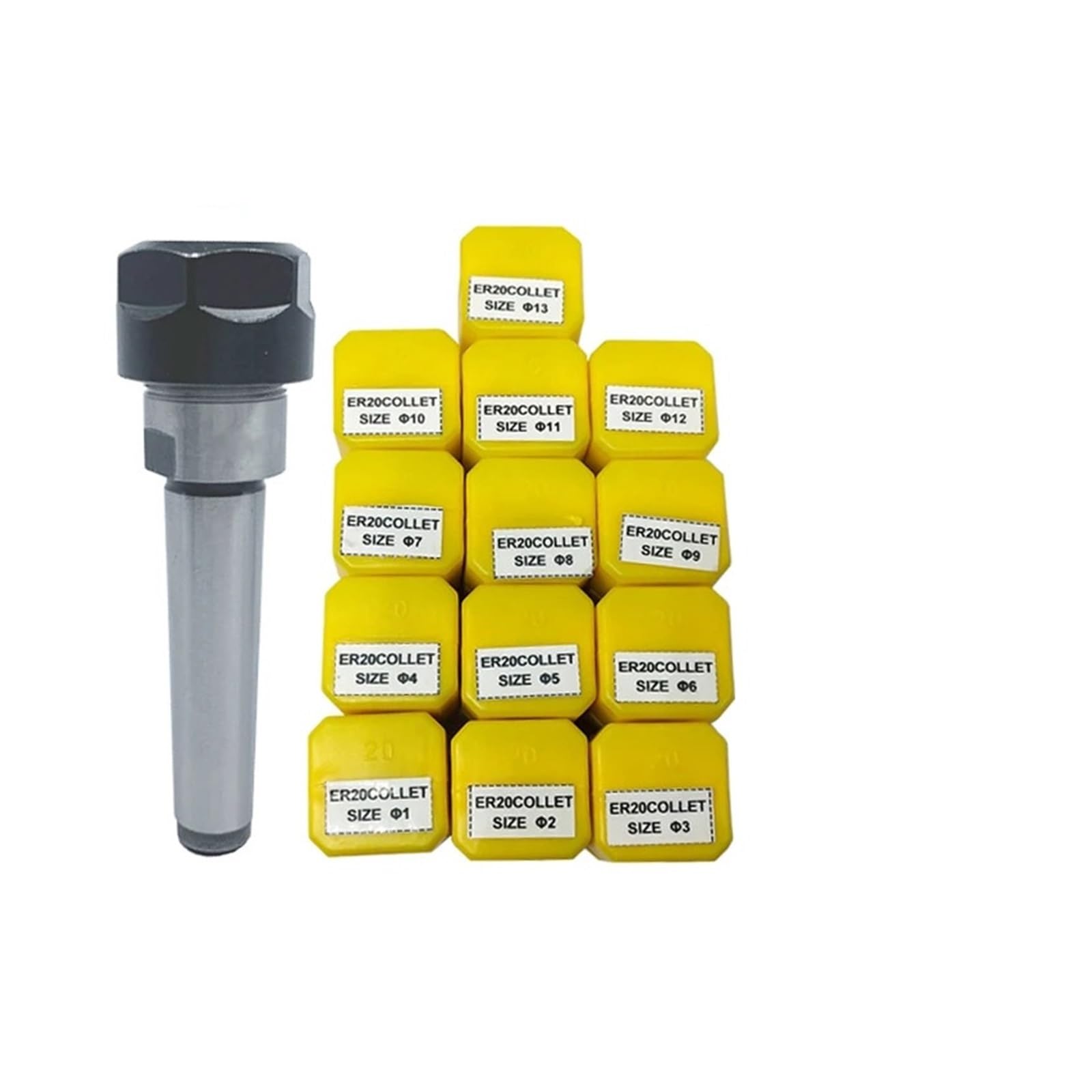 Porte-mandrin Morse ER20 porte-outil de précision MTB3 pour fraiseuse
