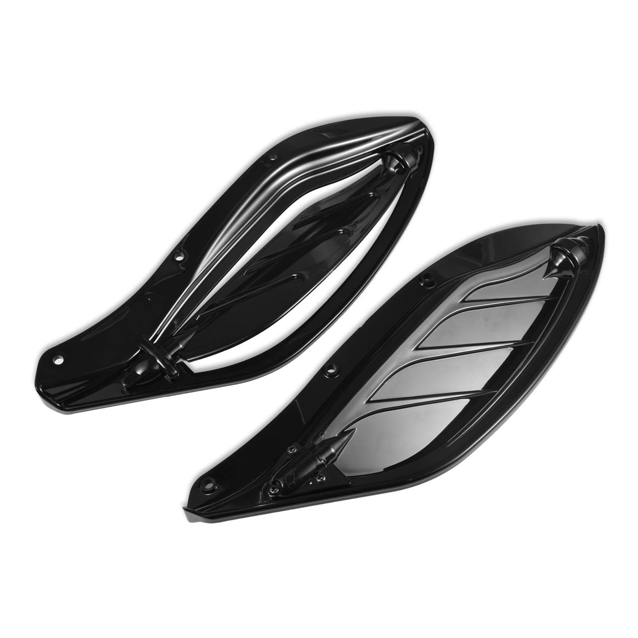 Déflecteur d'air en plastique ABS pour Harley Touring 96-13 Noir