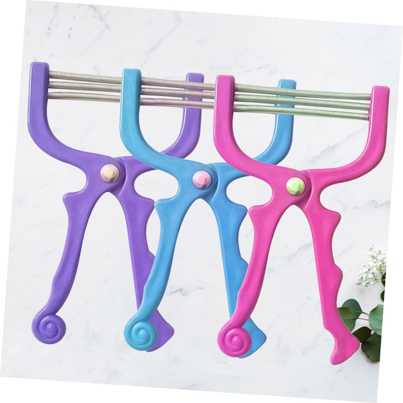 Beatifufu Spring Facial Hair Shaver Hair Removal Tool Painless for Women Men Random Color