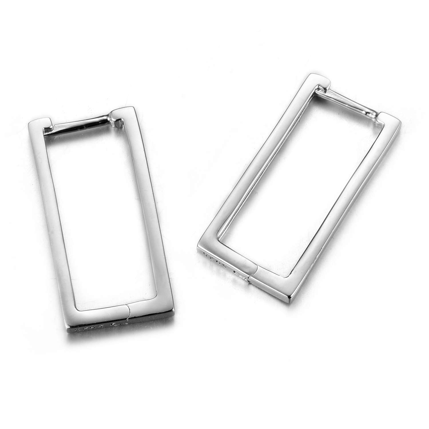 Christmas GiftsSpringlight S925 Sterling Silver Earrings Simple Geometric Square Earrings Handmade Jewellery Personalised Gifts, Birthday Gifts for Women, Gifts for Her.