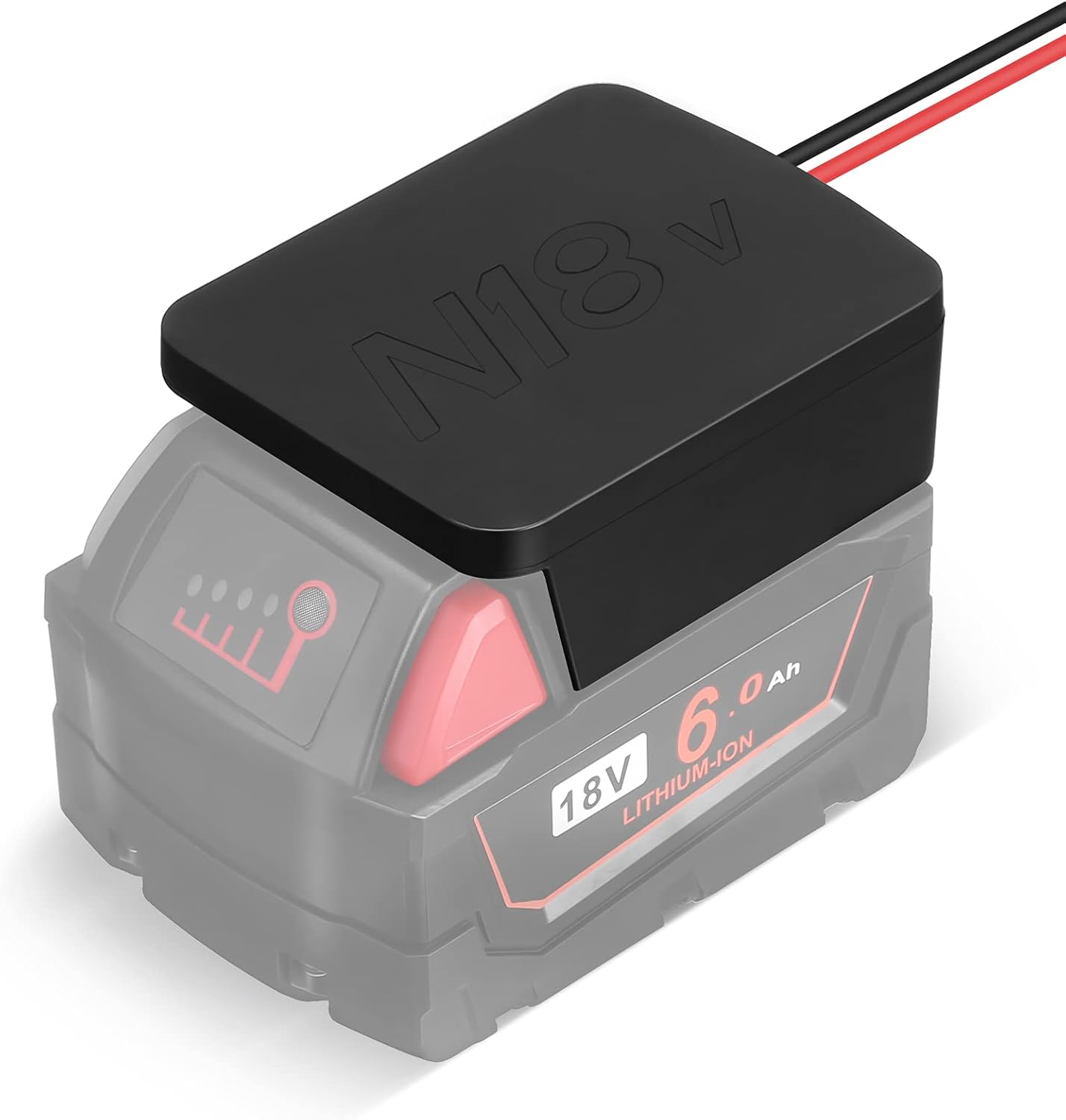 Buy Power Wheels Adapter for Milwaukee M18 Battery, DIY Battery Adapter