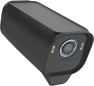 Holicfun Silicone Protective Cover Skin for eufyCam S3 Pro - Black