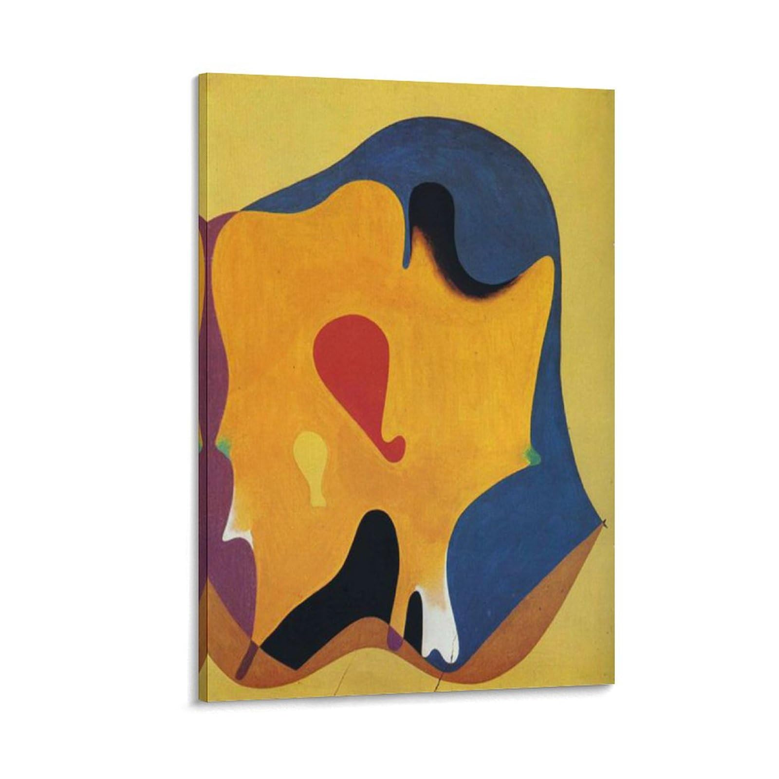 Joan Miró Cap D'home Canvas Wall Art Prints Poster Gifts Photo Picture Painting Posters Room Decor Home Decorative 08x12inch(20x30cm)
