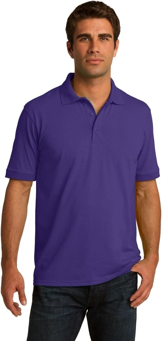 Clothe Co. Men's Big and Tall Polo Shirt, Men's Tall Polo Short Sleeve Performance Cotton Blend