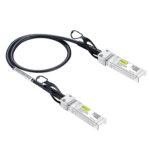 Miniatura 13 de 10Gtek Cable Twinax SFP DAC 1.25G – Gigabit pasivo de conexión directa de cobre Twinax SFP Cable para Cisco SFP-1GBASE-CU0.25M, Ubiquiti UniFi
