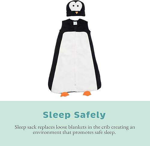 Miniatura 9 de Saco de dormir de forro polar para bebé, manta para bebé, saco de dormir y sombrero para recién nacido