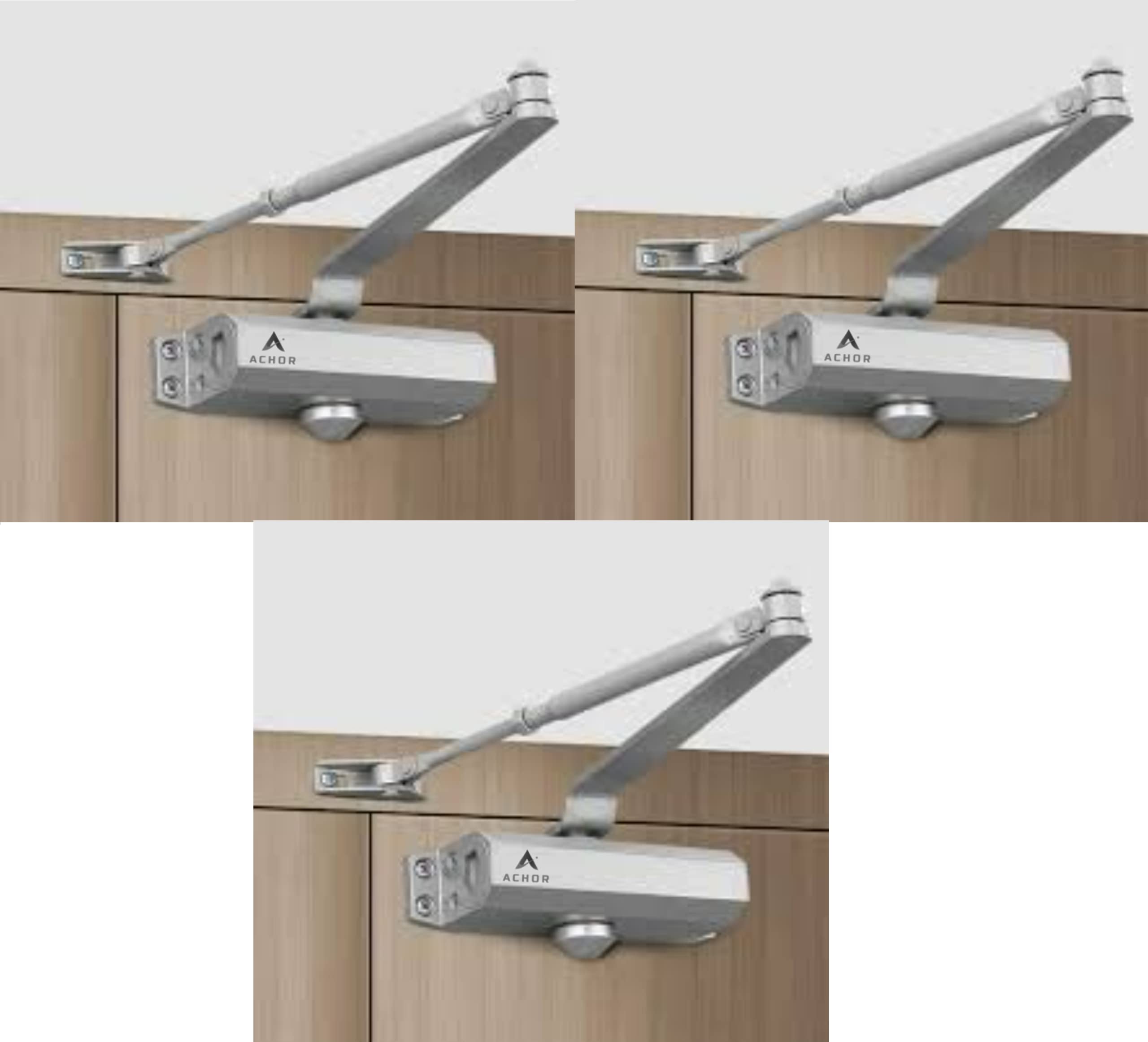 See full amazon price history chart for ACHOR ABF38 Automatic Hydraulic Adjustable Double Speed Aluminium Door Closer Premium Heavy Duty for Residential/Commercial Purpose with Fitting Set (Silver). Weight Capacity: 30kg- 90kg (Large, 3) ACHOR ABF38 Automatic Hydraulic Adjustable Double Speed Aluminium Door Closer Premium Heavy Duty for Residential/Commercial Purpose with Fitting Set (Silver). Weight Capacity: 30kg- 90kg (Large, 3) (B0C17HCG3D) Amazon Price History, Amazon Price Tracker