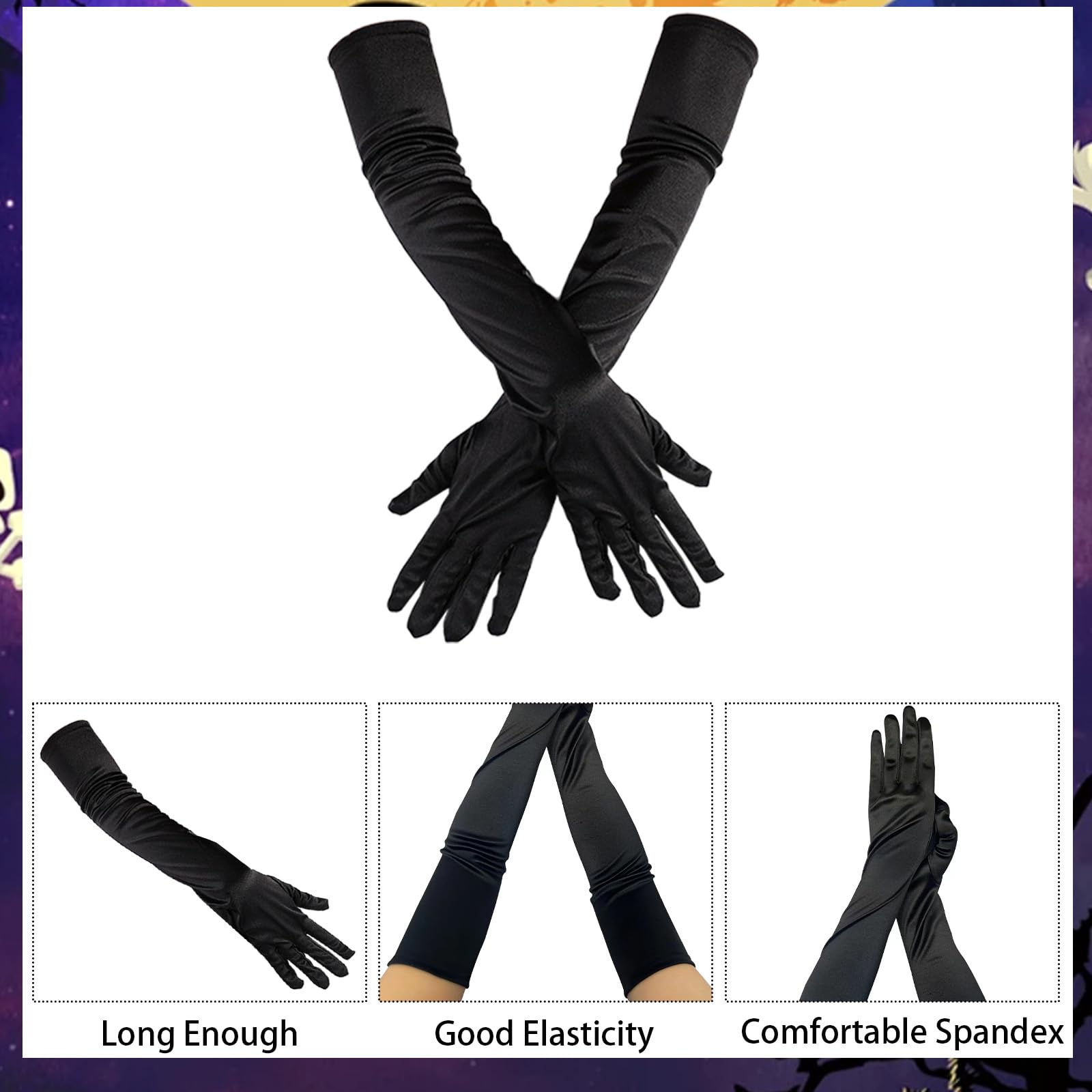 4 PCS Womens Witch Costume - Image 4