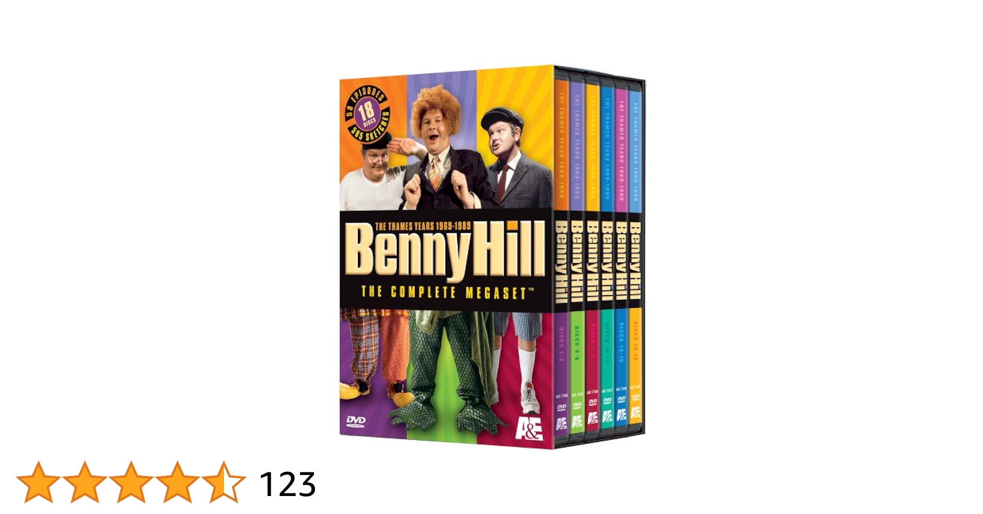 Benny Hill Set 3: Naughty Years - Comp & Unadult [DVD]