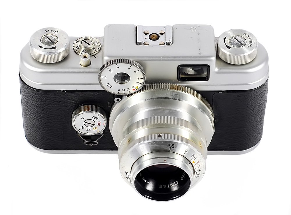 ARGUS C4 c-four 35mm viewfinder camera in Original Leather Case