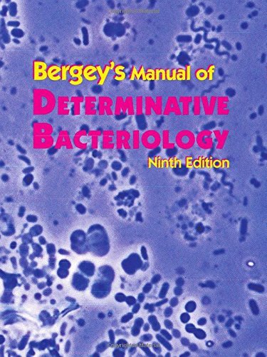 By John G. Holt - Bergey's Manual of Determinative Bacteriology: 9th (nineth) Edition