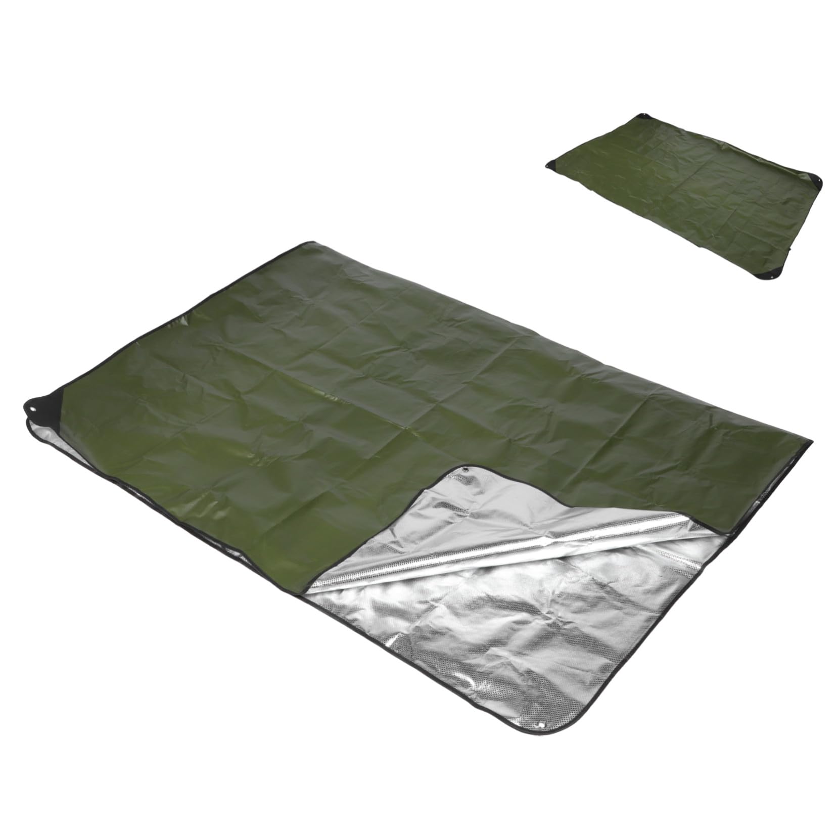 Mikinona Coperta e Termica Telo per Picnic e Sopravvivenza Materassino Isolante Anti-umidità per Escursioni e Emergenze Outdoor