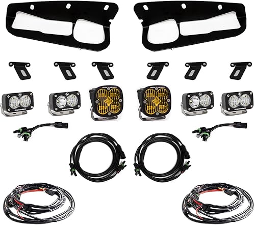 Baja Designs 447762 Barra de luz todoterreno para Ford Bronco, negro, 21-22 Bronco