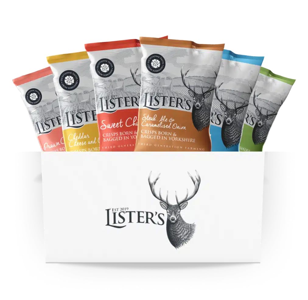 Mixed Variety Crisps - Crisps Multipack, Multipack Crisps, Crisps Share Bag, Crisps Bulk- Vegetarian Potato Snacks - 40g x 25