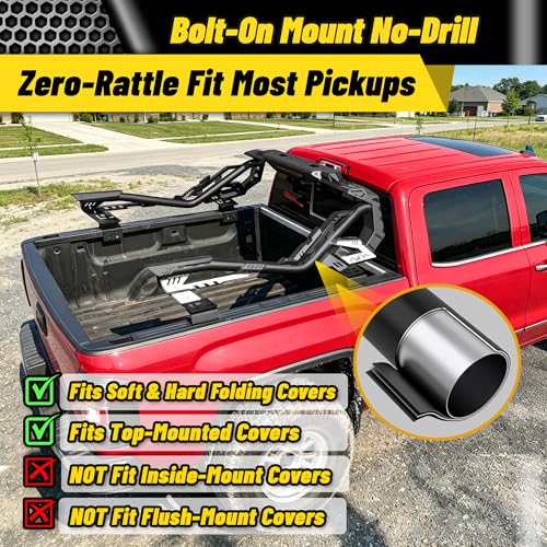 Image of MONOKING Full Size Roll Bar for Truck with Brake Ligh, Sports Bar for 2007-2026 F150 F250 F350 Raptor Lightning Silverado Sierra Ram 1500 2500 Tundra Off-Road|Truck Enthusiasts