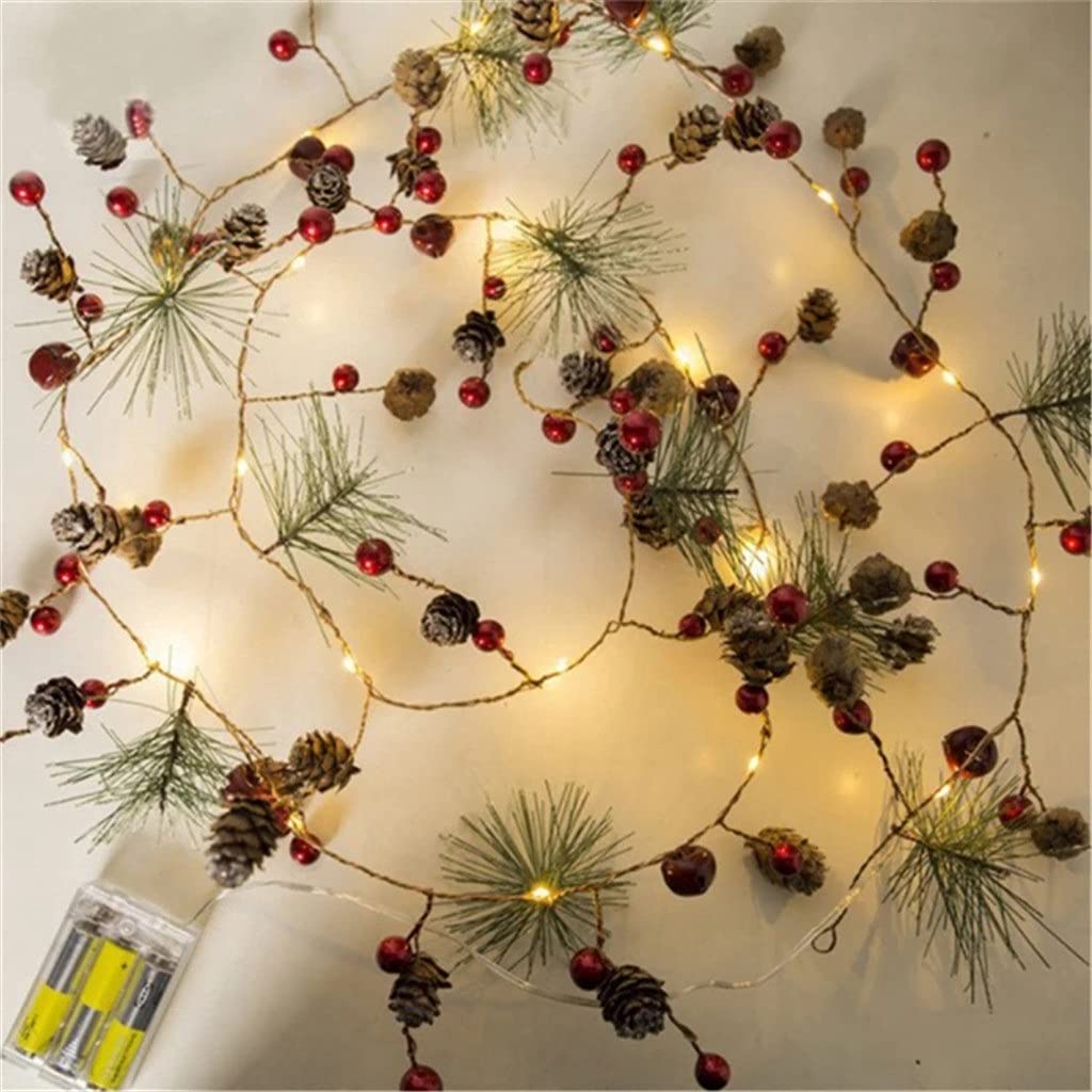 Amazon.co.jp: N/A ホームのクリスマスツリーの飾りのための2M 20 LED 