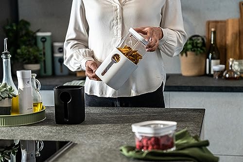 ZWILLING Fresh & Save Cube Cover für Box Größe 2S, Schutz vor Sonnenlicht, Füllstandanzeige, BPA-freier Kunststoff, Grau