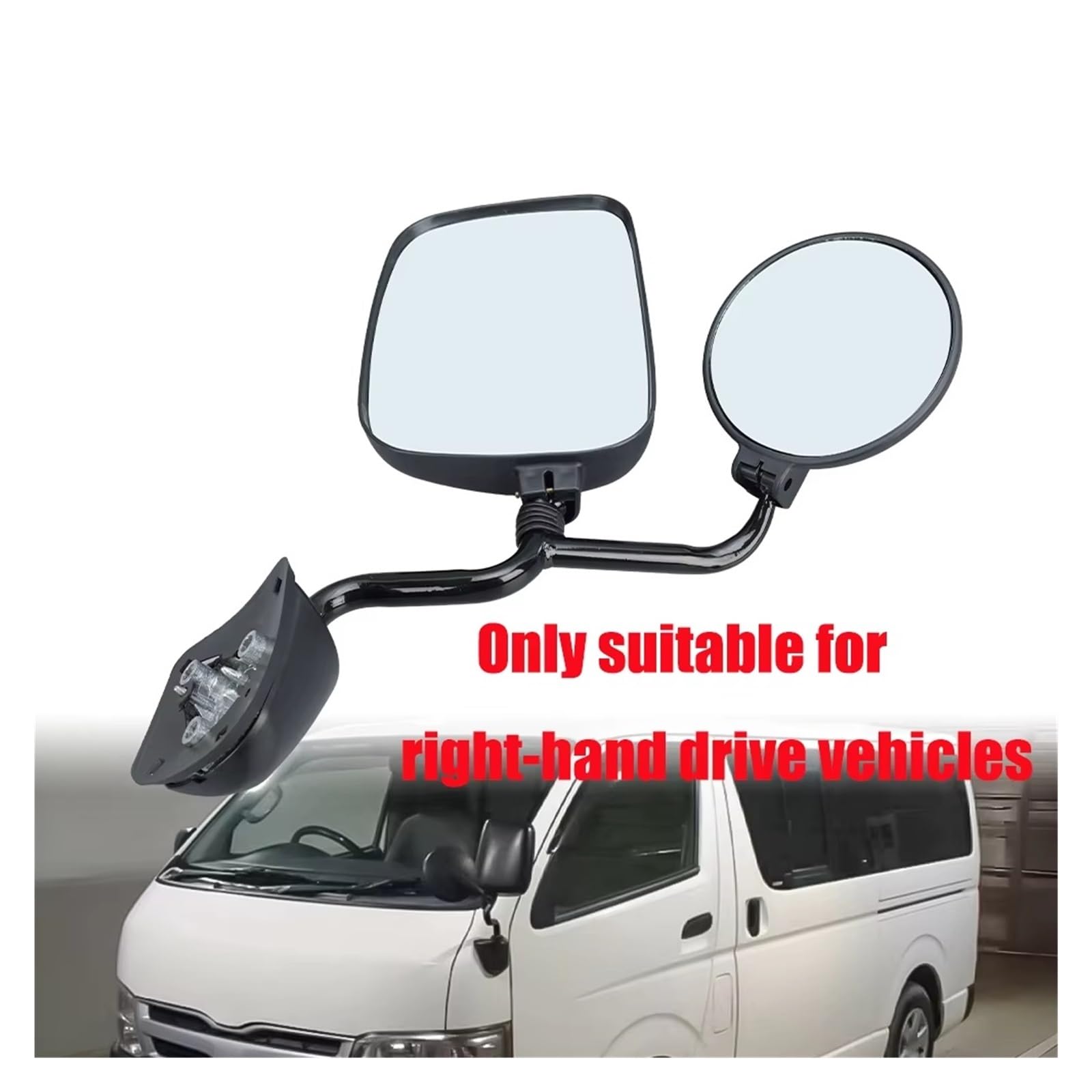 Gruppo specchietto retrovisore esterno Per Toyota Hiace Serie 200 2005-2013 Doppio Maniglia Lunga Sinistra Pieghevole Manualmente Guida A Destra Specchio Retrovisore