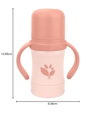 Miniatura 9 de Green Sprouts Sprout Ware Sip & Straw 6oz, 6mo+, plástico vegetal, silicona curada con platino, apto para lavavajillas, crece con el bebé, probado