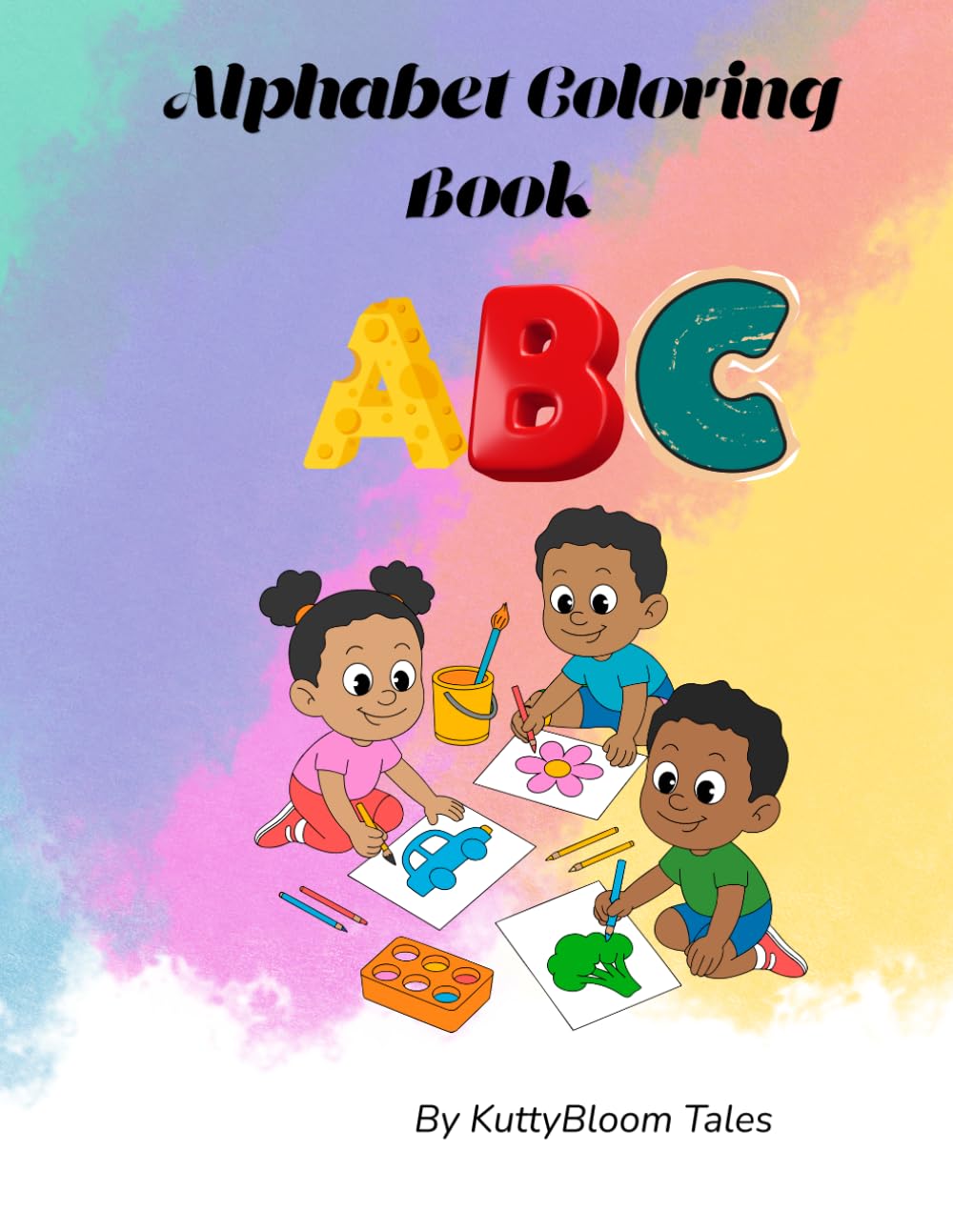 ABC Alphabet coloring Book for Kids Ages 3-7: Fun & Easy ABC alphabet Coloring Pages for Toddlers