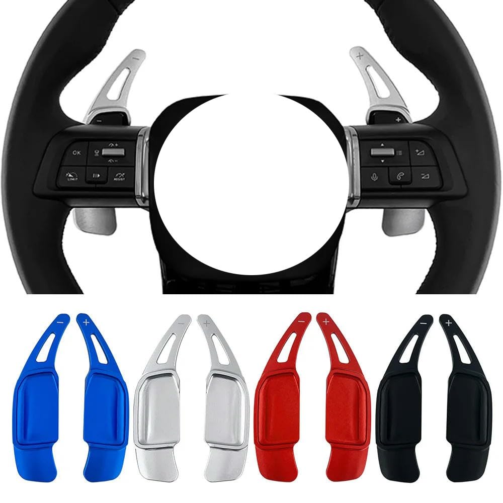 Alluminio Paletta del Cambio al Volante per Citroen DS4 C4 III C5 X per Ibrido 2021-2024 Adesivi per Estensione del Cambio al Volante Dell'auto Decorazione