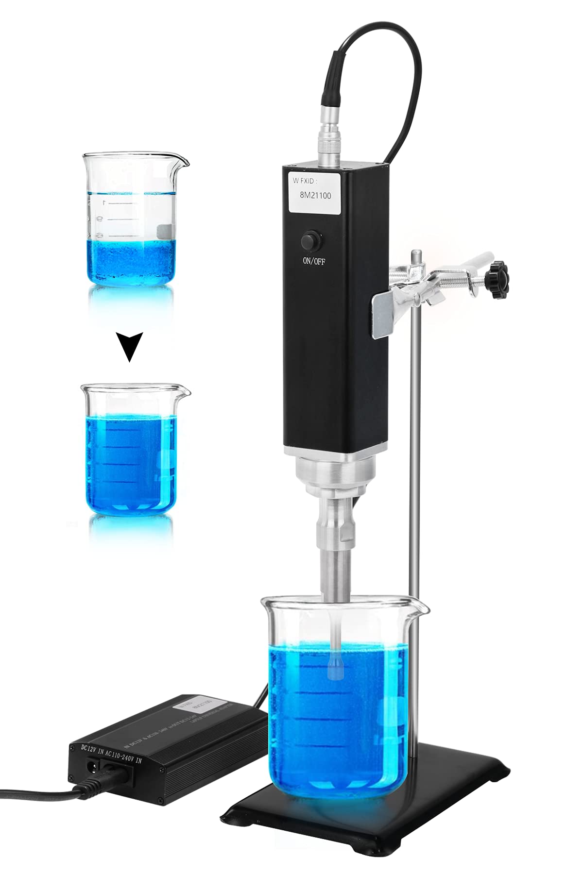 Buy MXBAOHENG Handheld Ultrasonic genizer Lab Emulsifier Sonicator