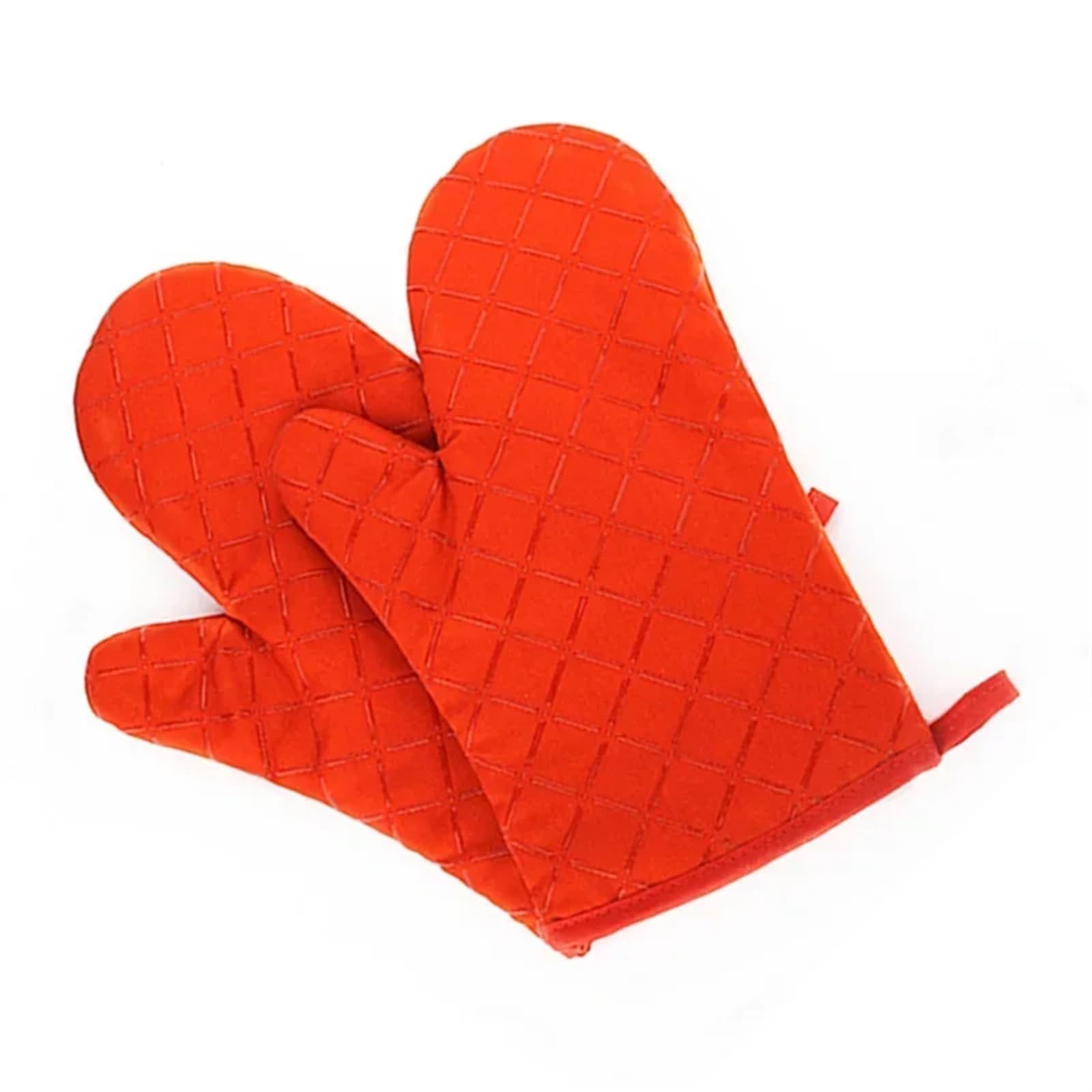 MRKU Gants de Cuisine (Lot de 2) en Coton imprimé antidérapant avec Silicone, résistants à la Chaleur.