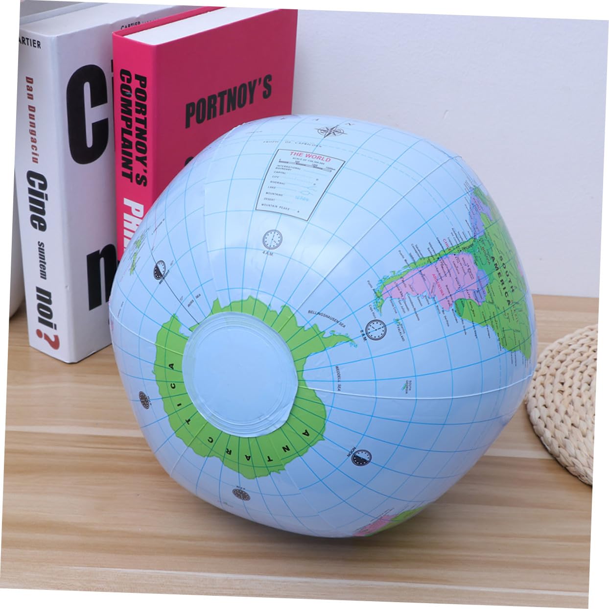 8 Palloni Gonfiabili da Spiaggia in Pvc a Forma di Globo, Leggeri e Galleggianti Sull'acqua, per Spiaggia e Feste Estive, Confezione da 8 Pezzi