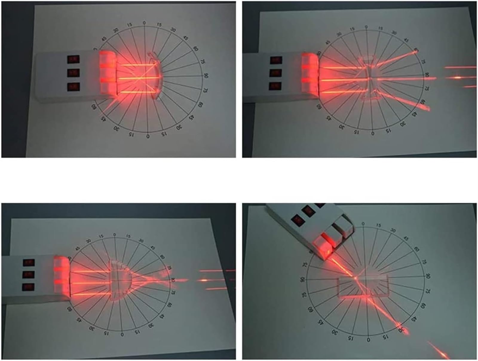 Umfangreiches abgestuftes Mini-Experimentierset mit optischer Bank