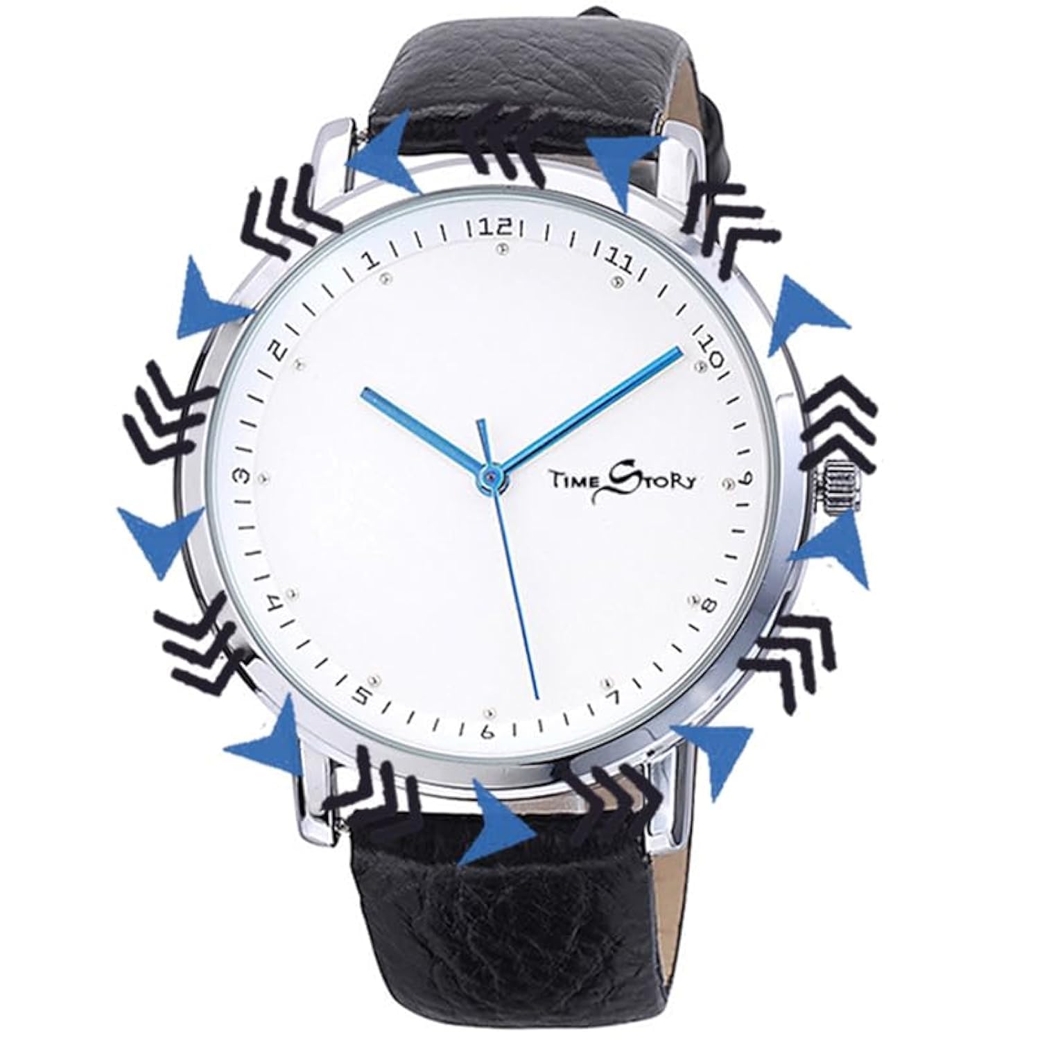 CXML&DASHE Anti-klok Horloge - Wijzers Draaien Achteruit, Cijfers