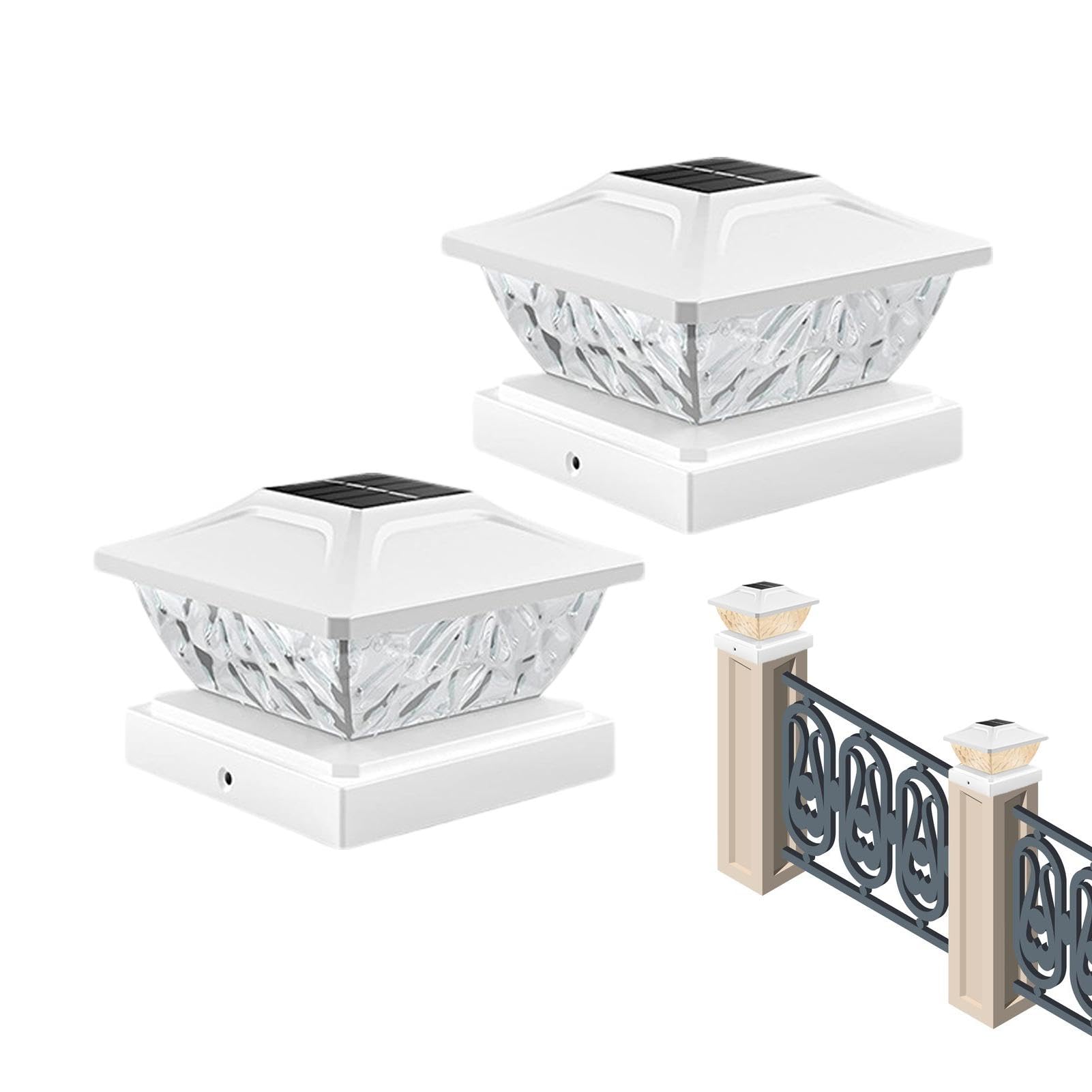 Confezione Da 2 Luci Solari Per Esterni, Impermeabili, A LED Alimentate A Energia Solare Per Scale Esterne Gradini Recinzioni Cortili Terrazze 98189006
