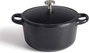 Universal Cookware - 10cm Cast Iron Casserole Pot - Suitable for All Hobs & Oven Cooking