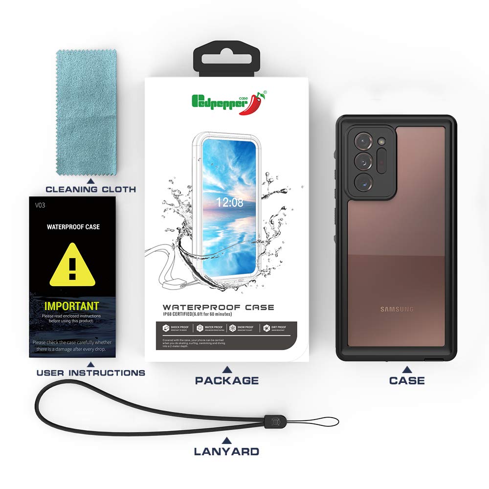 Amazon.co.jp: Galaxy Note 20 Ultra ケース 防水 5G 対応 6.9