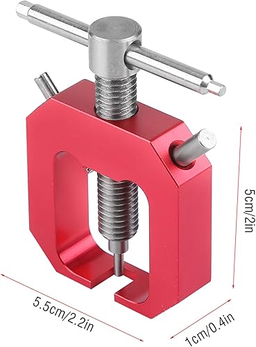 Miniatura 4 de Extractor de engranajes de motor, herramienta de extracción de engranajes de piñón de acero, accesorio de pieza RC para vehículos RC (rojo) Montaje