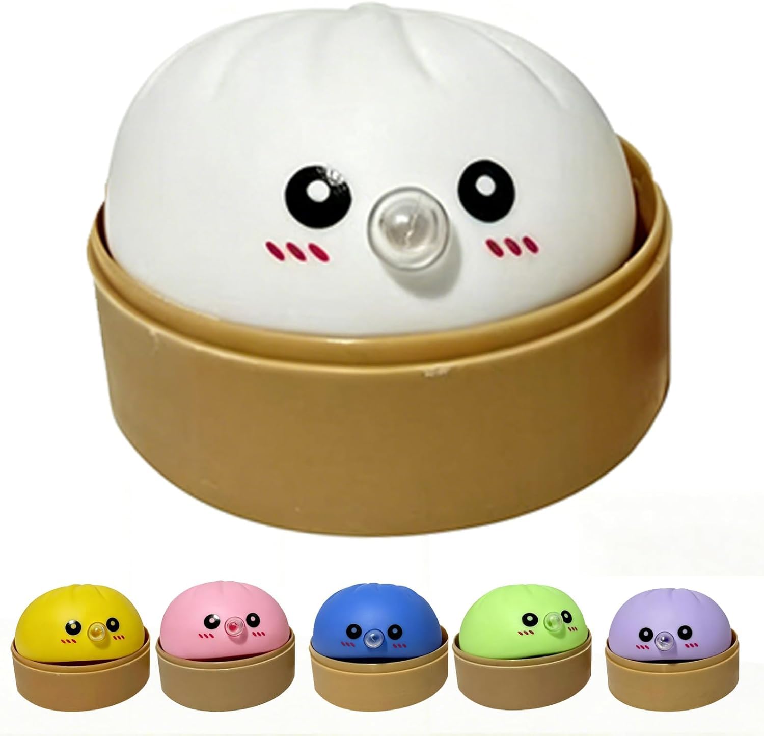 2026 New Dumpling Squishy - Fun Bubble Blowing Design Novelty Squishy Dumpling Squeeze Gifts with Storage Box,Squeeze Relax Sensory Toy Gift for Adults