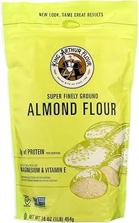 King Arthur Flour Gluten-Free Almond Flour, 16 Ounce (Pack of 4)