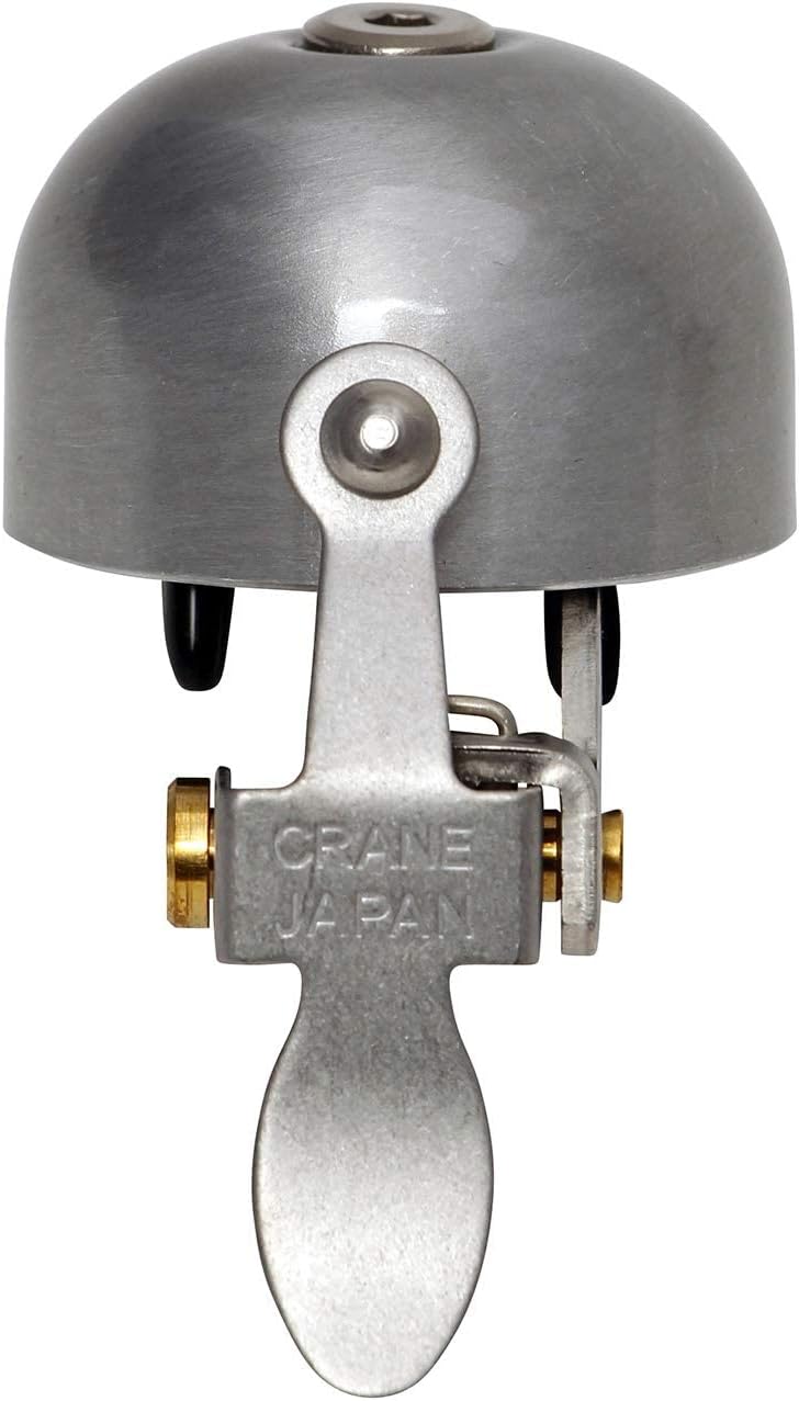 Crane Bike Bell E-Ne Bicycle Bell, Made in Japan for Street Bikes or Mountain Bikes, Matches All Deal with Bar Sizes & Varieties