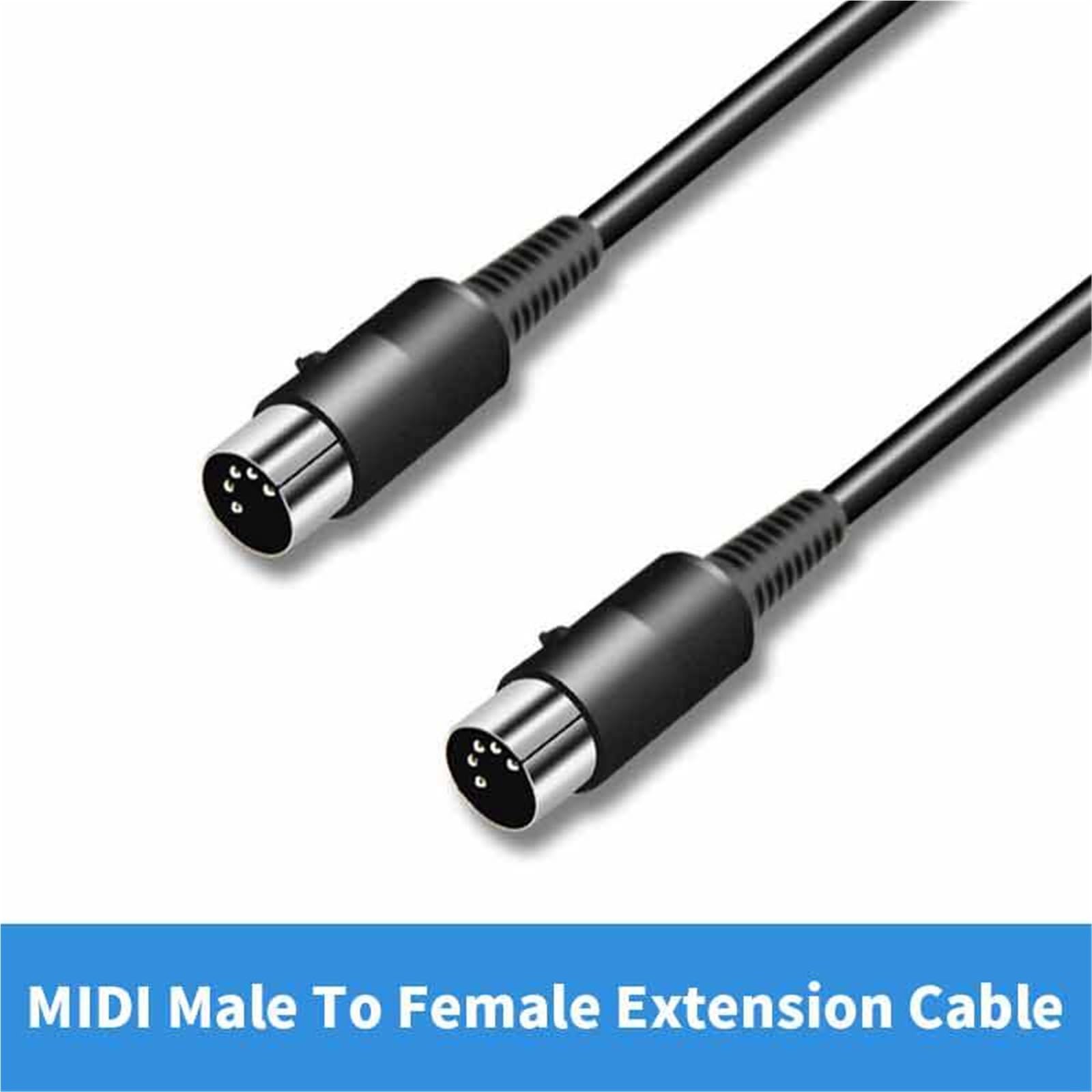 Kabel MIDI 5Pn klawiatura fortepianowa elektroniczny bęben MIDI połączenie (MF, 0,5 m)