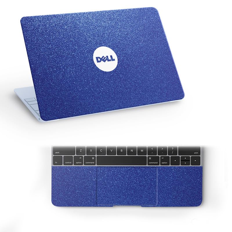 Image of Galaxsia DL241 Top+Wrist Pad Vinyl Laptop Skin /Sticker /Cover for 17 to 17.3 Inches Laptops Laminated-Removable-HD Quality Compatible for Dell (16.5x11 Inches)